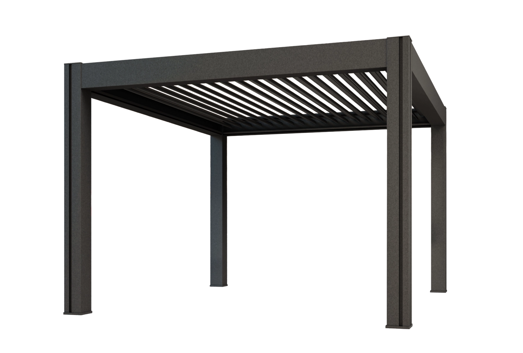 VITA bioklimatická pergola, RAL 7016, 3050x3050mm, ovládání klikou&nbsp;